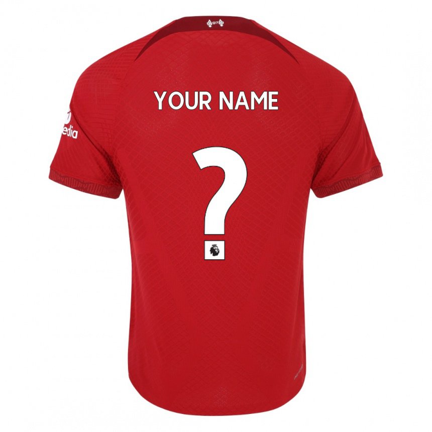 Enfant Maillot Votre Nom #0 Rouge Foncé Tenues Domicile 2022/23 T-shirt Belgique