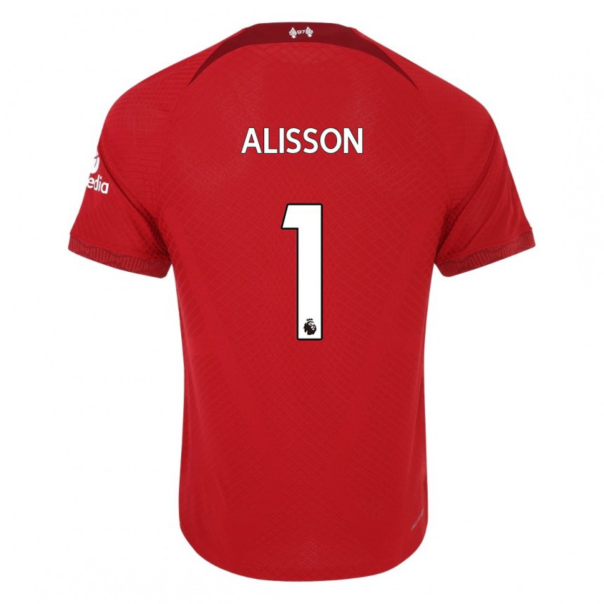 Kinder Alisson #1 Dunkelrot Heimtrikot Trikot 2022/23 T-shirt Belgien