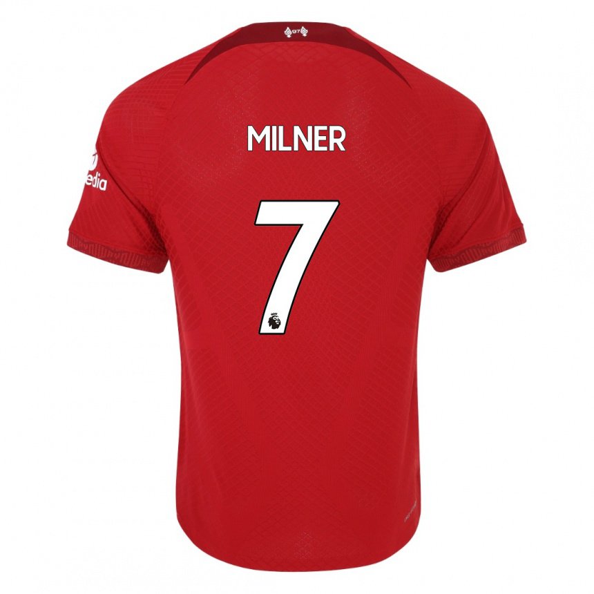 Enfant Maillot James Milner #7 Rouge Foncé Tenues Domicile 2022/23 T-shirt Belgique