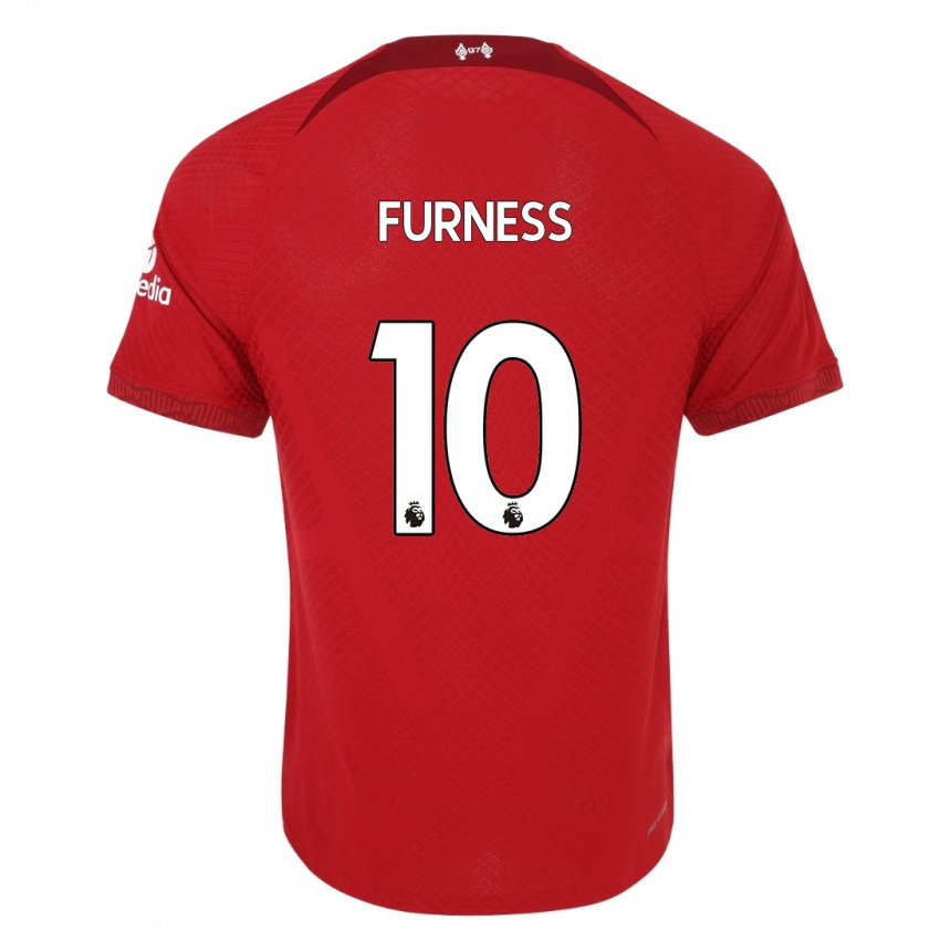 Enfant Maillot Rachel Furness #10 Rouge Foncé Tenues Domicile 2022/23 T-shirt Belgique