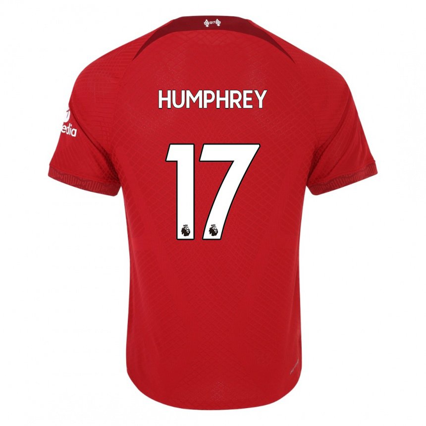 Kinder Carla Humphrey #17 Dunkelrot Heimtrikot Trikot 2022/23 T-shirt Belgien