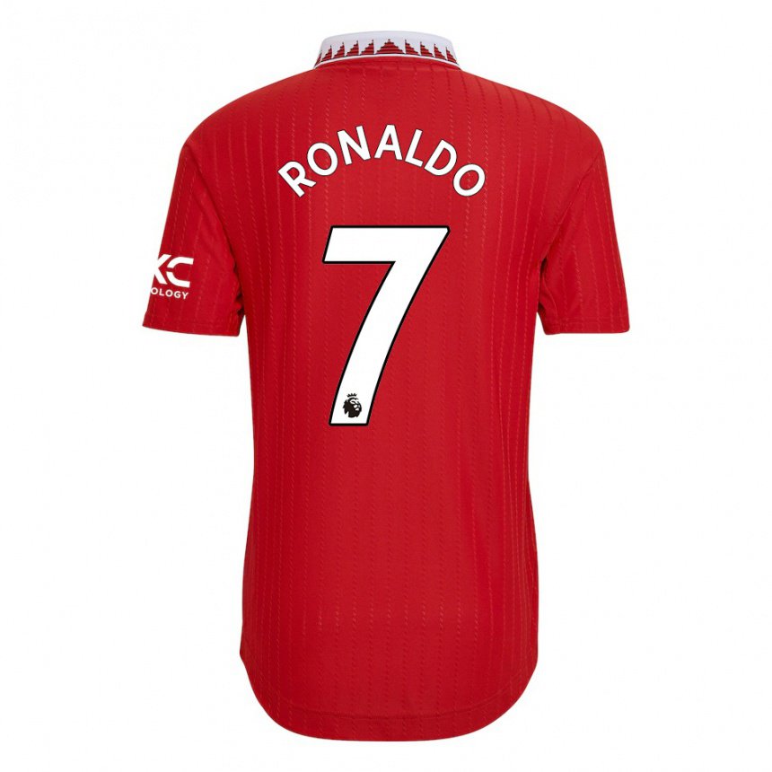 Enfant Maillot Cristiano Ronaldo #7 Rouge Tenues Domicile 2022/23 T-shirt Belgique