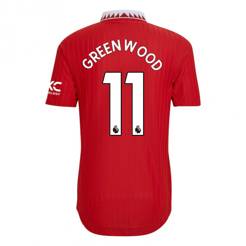 Kinder Mason Greenwood #11 Rot Heimtrikot Trikot 2022/23 T-shirt Belgien