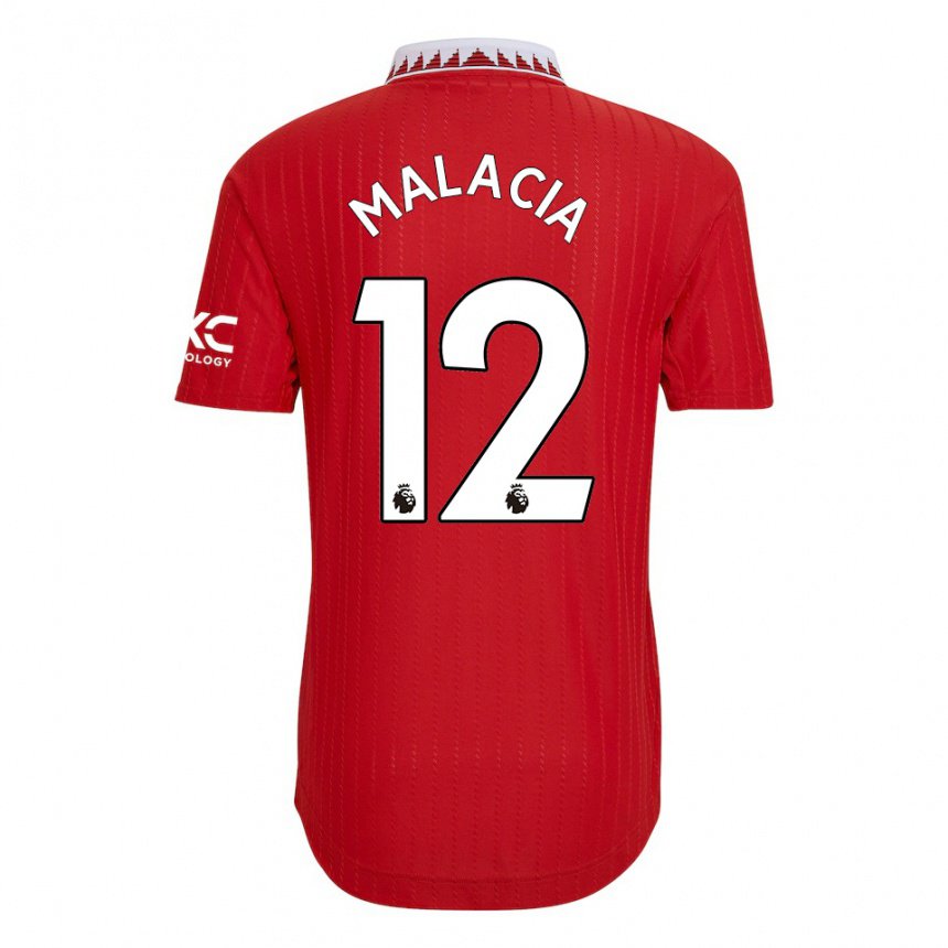 Kinder Tyrell Malacia #12 Rot Heimtrikot Trikot 2022/23 T-shirt Belgien