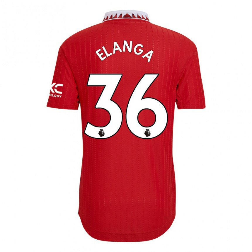 Kinder Anthony Elanga #36 Rot Heimtrikot Trikot 2022/23 T-shirt Belgien
