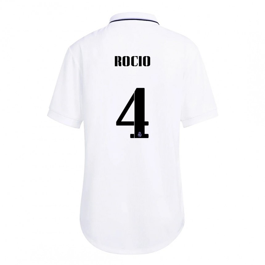 Kinder Rocio Galvez #4 Weiß Lila Heimtrikot Trikot 2022/23 T-shirt Belgien