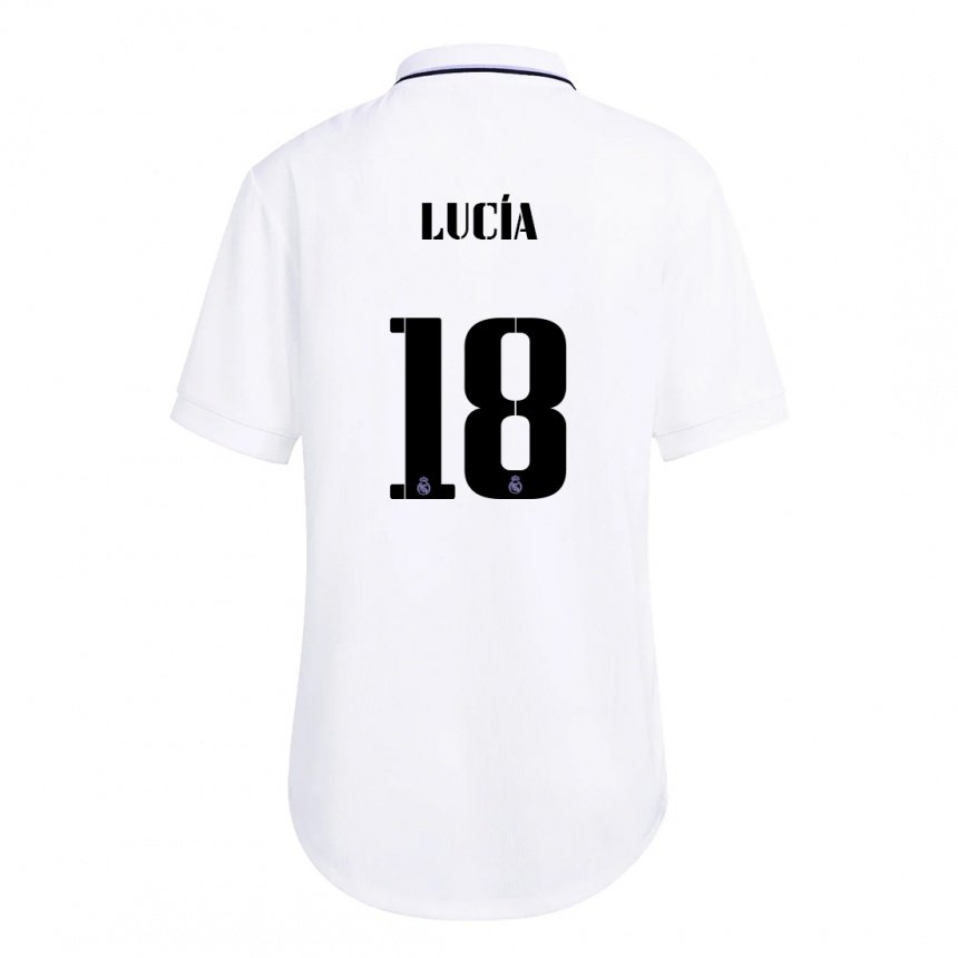 Kinder Lucia Rodriguez #18 Weiß Lila Heimtrikot Trikot 2022/23 T-shirt Belgien