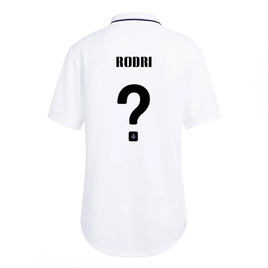 Kinder Rodri #0 Weiß Lila Heimtrikot Trikot 2022/23 T-shirt Belgien