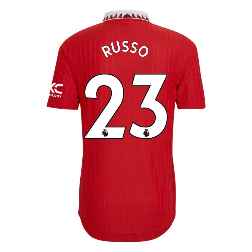 Enfant Maillot Alessia Russo #23 Rouge Tenues Domicile 2022/23 T-shirt Belgique