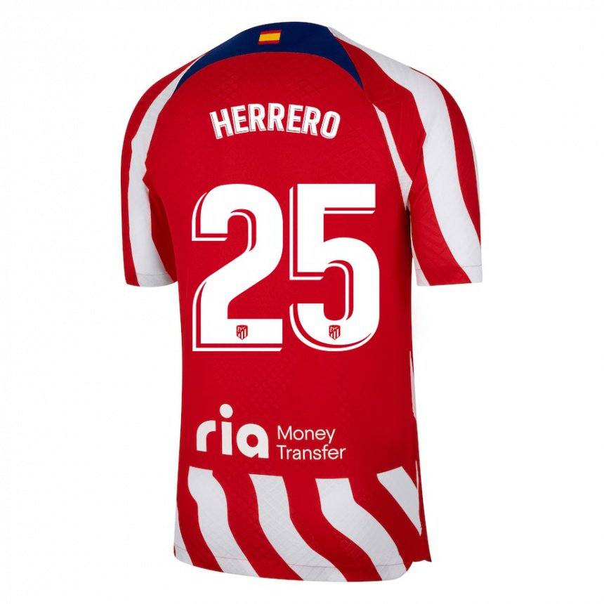 Kinder Alex Herrero #25 Rot Weiß Blau Heimtrikot Trikot 2022/23 T-shirt Belgien