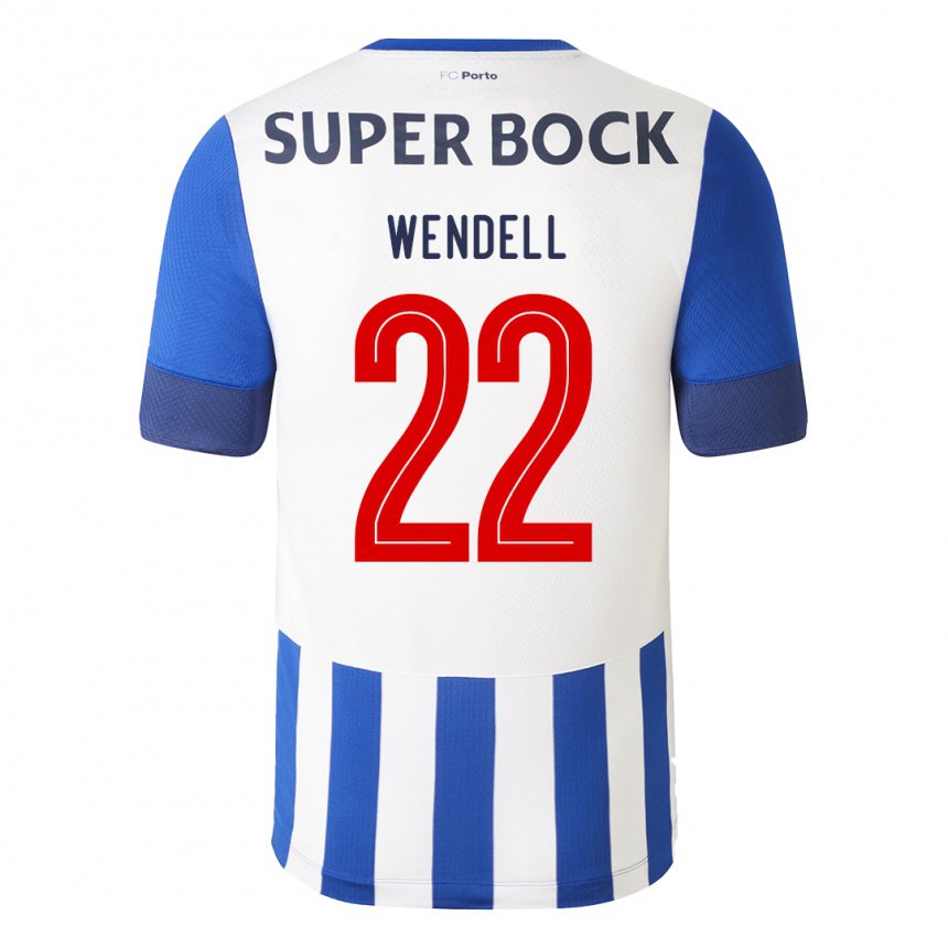 Kinder Wendell #22 Königsblau Heimtrikot Trikot 2022/23 T-shirt Belgien