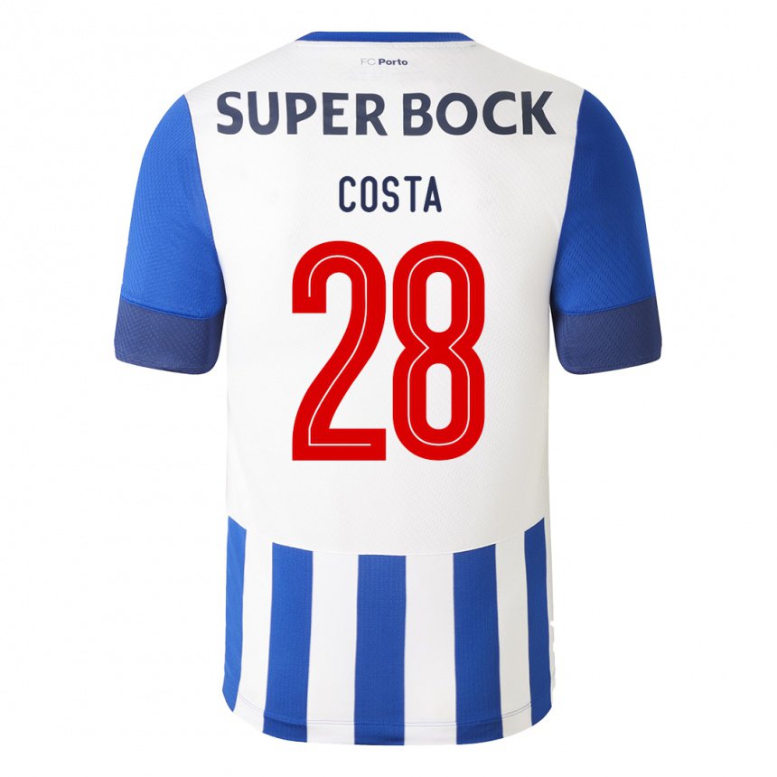 Enfant Maillot Bruno Costa #28 Bleu Royal Tenues Domicile 2022/23 T-shirt Belgique