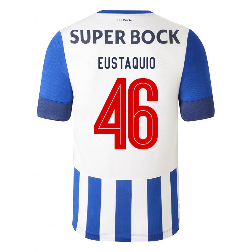 Enfant Maillot Stephen Eustaquio #46 Bleu Royal Tenues Domicile 2022/23 T-shirt Belgique