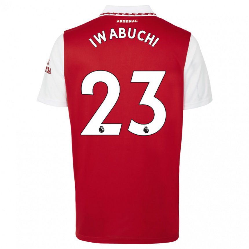 Kinder Mana Iwabuchi #23 Rot Weiß Heimtrikot Trikot 2022/23 T-shirt Belgien