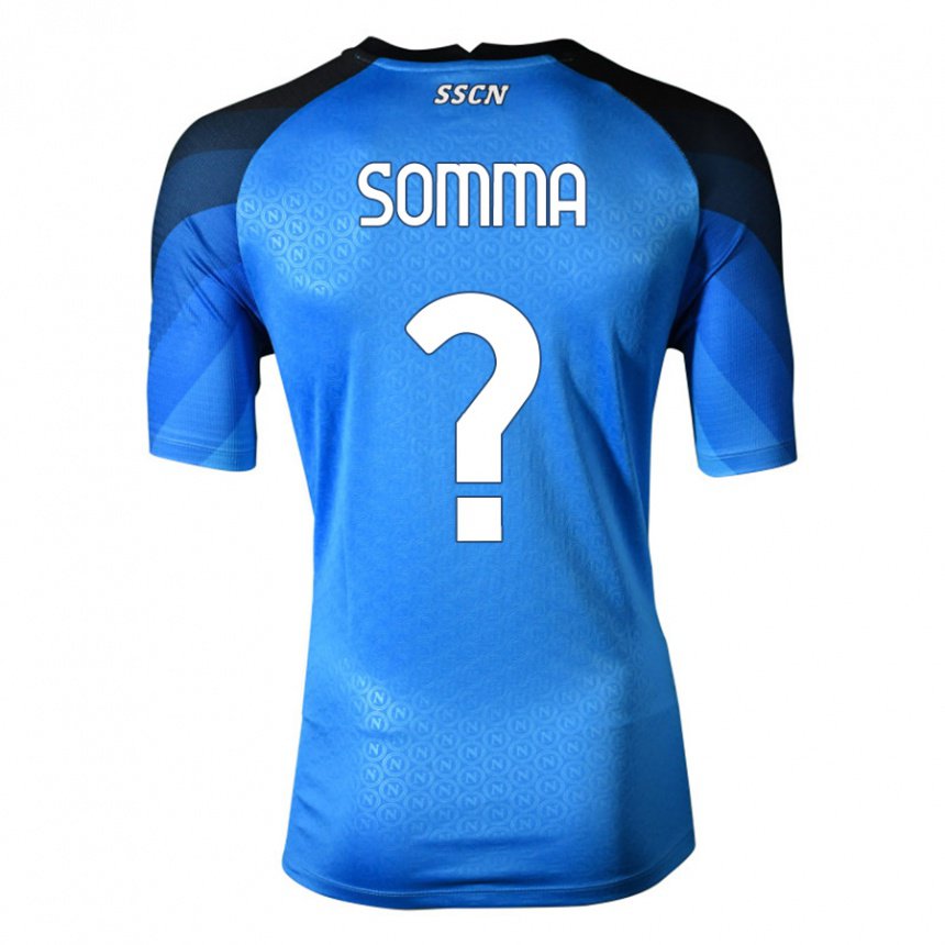 Kinder Francesco Somma #0 Dunkelblau Grau Heimtrikot Trikot 2022/23 T-shirt Belgien