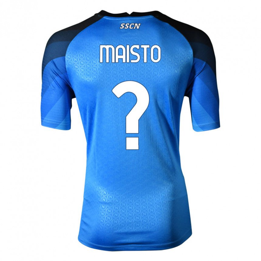 Kinder Antonio Maisto #0 Dunkelblau Grau Heimtrikot Trikot 2022/23 T-shirt Belgien