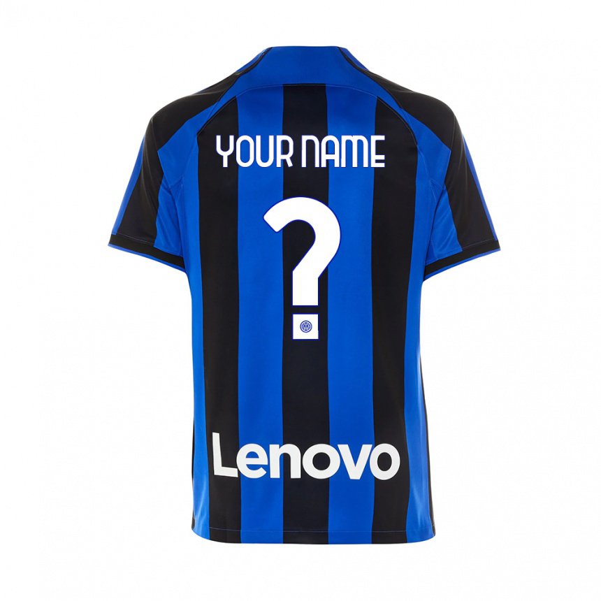 Kinder Ihren Namen #0 Königsblau Schwarz Heimtrikot Trikot 2022/23 T-shirt Belgien