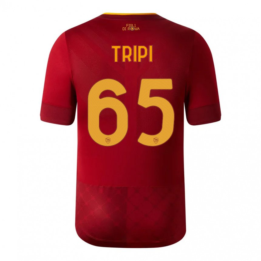 Kinder Filippo Tripi #65 Rotbraun Heimtrikot Trikot 2022/23 T-shirt Belgien