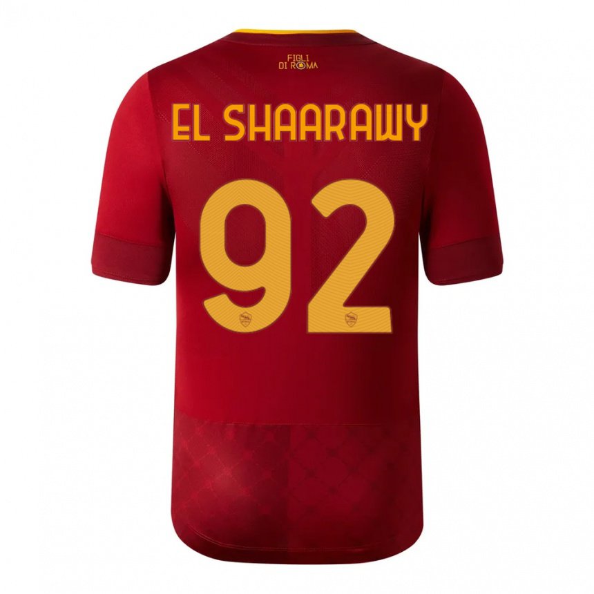 Kinder Stephan El Shaarawy #92 Rotbraun Heimtrikot Trikot 2022/23 T-shirt Belgien