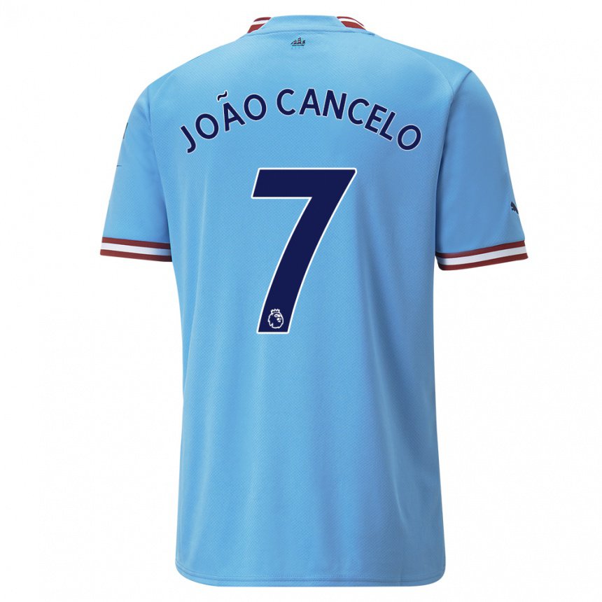 Kinder Joao Cancelo #7 Blau Rot Heimtrikot Trikot 2022/23 T-shirt Belgien