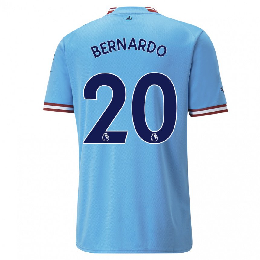 Kinder Bernardo Silva #20 Blau Rot Heimtrikot Trikot 2022/23 T-shirt Belgien