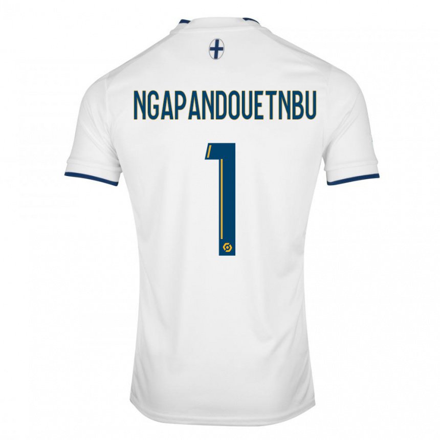 Enfant Maillot Simon Ngapandouetnbu #1 Saphir Blanc Tenues Domicile 2022/23 T-shirt Belgique