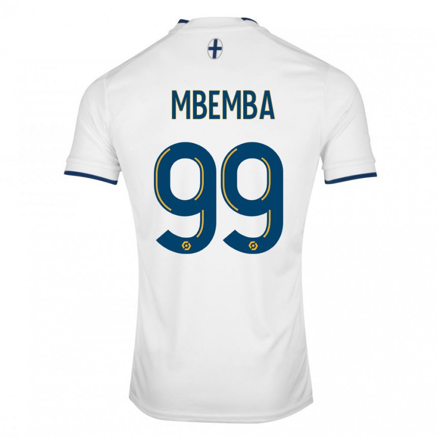 Kinder Chancel Mbemba #99 Weißer Saphir Heimtrikot Trikot 2022/23 T-shirt Belgien