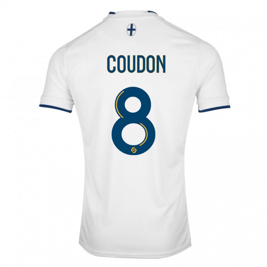 Kinder Marine Coudon #8 Weißer Saphir Heimtrikot Trikot 2022/23 T-shirt Belgien