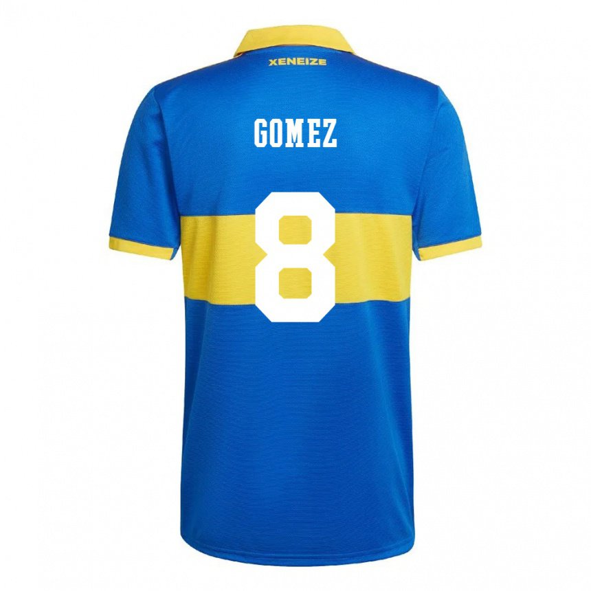 Enfant Maillot Camila Gomez Ares #8 Jaune Olympique Tenues Domicile 2022/23 T-shirt Belgique
