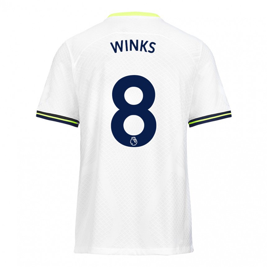 Kinder Harry Winks #8 Weiß Grün Heimtrikot Trikot 2022/23 T-shirt Belgien
