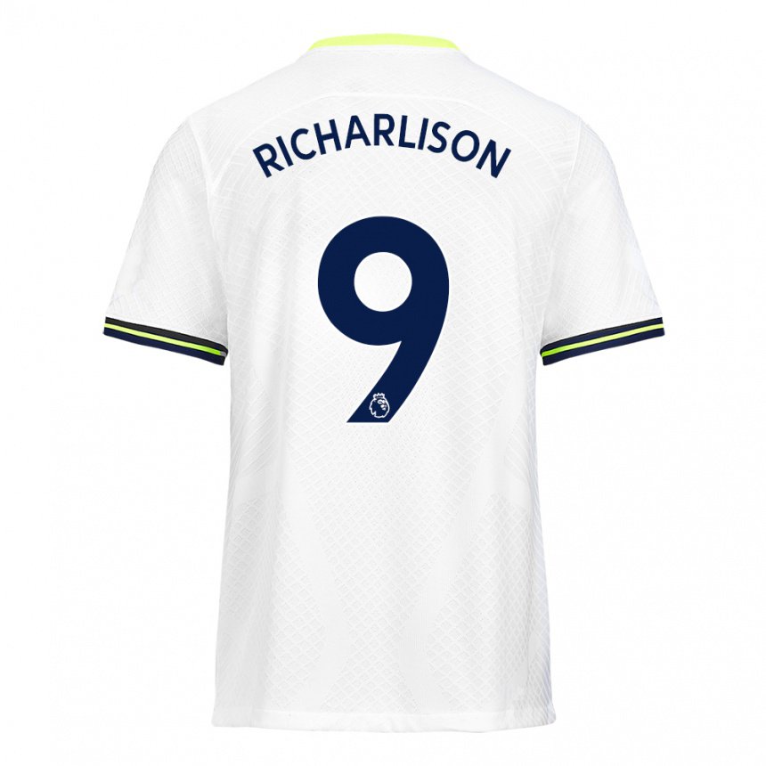 Kinder Richarlison #9 Weiß Grün Heimtrikot Trikot 2022/23 T-shirt Belgien
