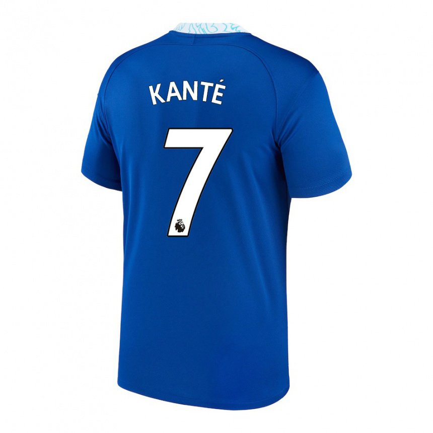 Kinder N'golo Kante #7 Dunkelblau Heimtrikot Trikot 2022/23 T-shirt Belgien