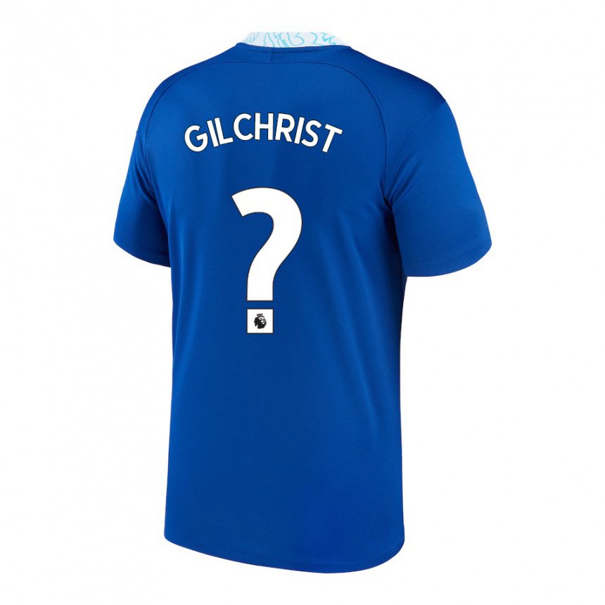 Kinder Alfie Gilchrist #0 Dunkelblau Heimtrikot Trikot 2022/23 T-shirt Belgien
