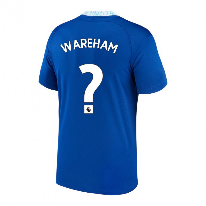 Enfant Maillot Jayden Wareham #0 Bleu Foncé Tenues Domicile 2022/23 T-shirt Belgique