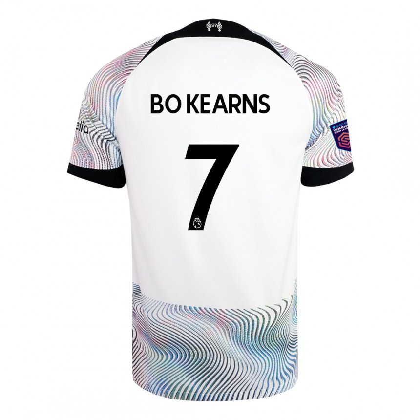 Kinder Missy Bo Kearns #7 Weiß Bunt Auswärtstrikot Trikot 2022/23 T-shirt Belgien