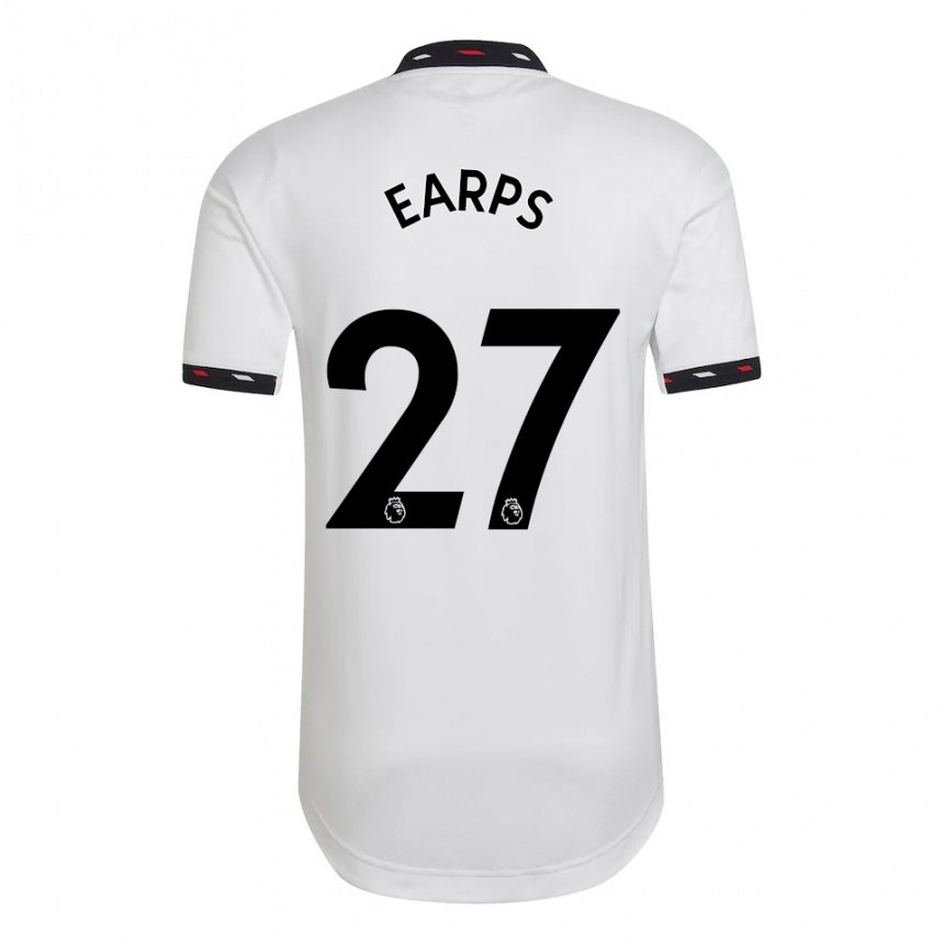 Enfant Maillot Mary Earps #27 Blanc Tenues Extérieur 2022/23 T-shirt Belgique