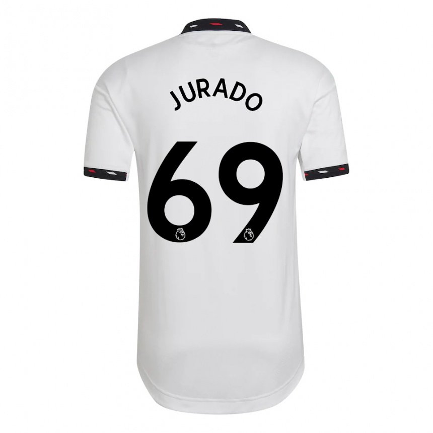 Kinder Marc Jurado #69 Weiß Auswärtstrikot Trikot 2022/23 T-shirt Belgien