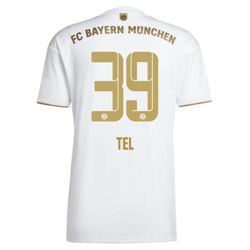 Kinder Mathys Tel #39 Weißes Gold Auswärtstrikot Trikot 2022/23 T-shirt Belgien