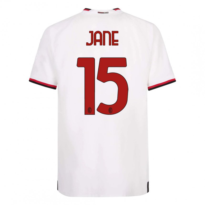 Kinder Refiloe Jane #15 Weiß Rot Auswärtstrikot Trikot 2022/23 T-shirt Belgien