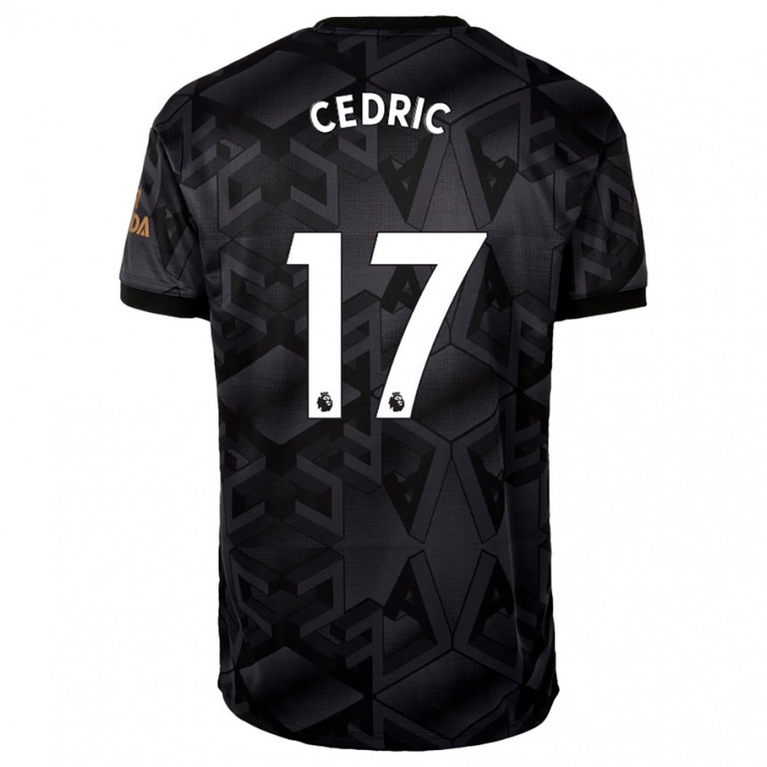 Kinder Cedric Soares #17 Schwarz Grau Auswärtstrikot Trikot 2022/23 T-shirt Belgien