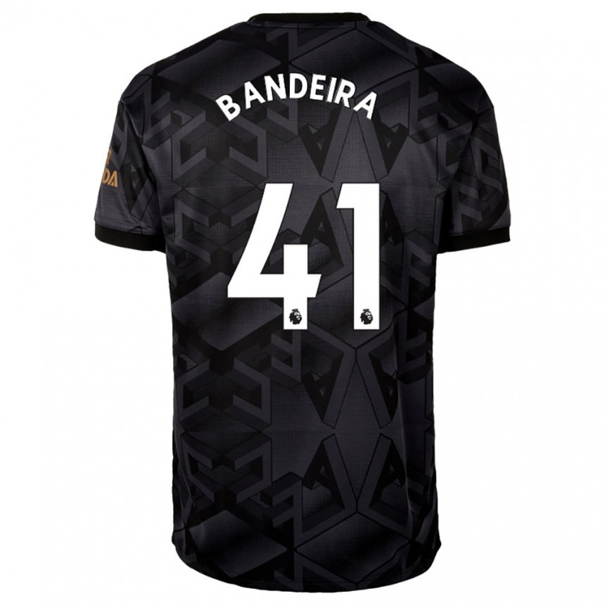 Kinder Mauro Bandeira #41 Schwarz Grau Auswärtstrikot Trikot 2022/23 T-shirt Belgien