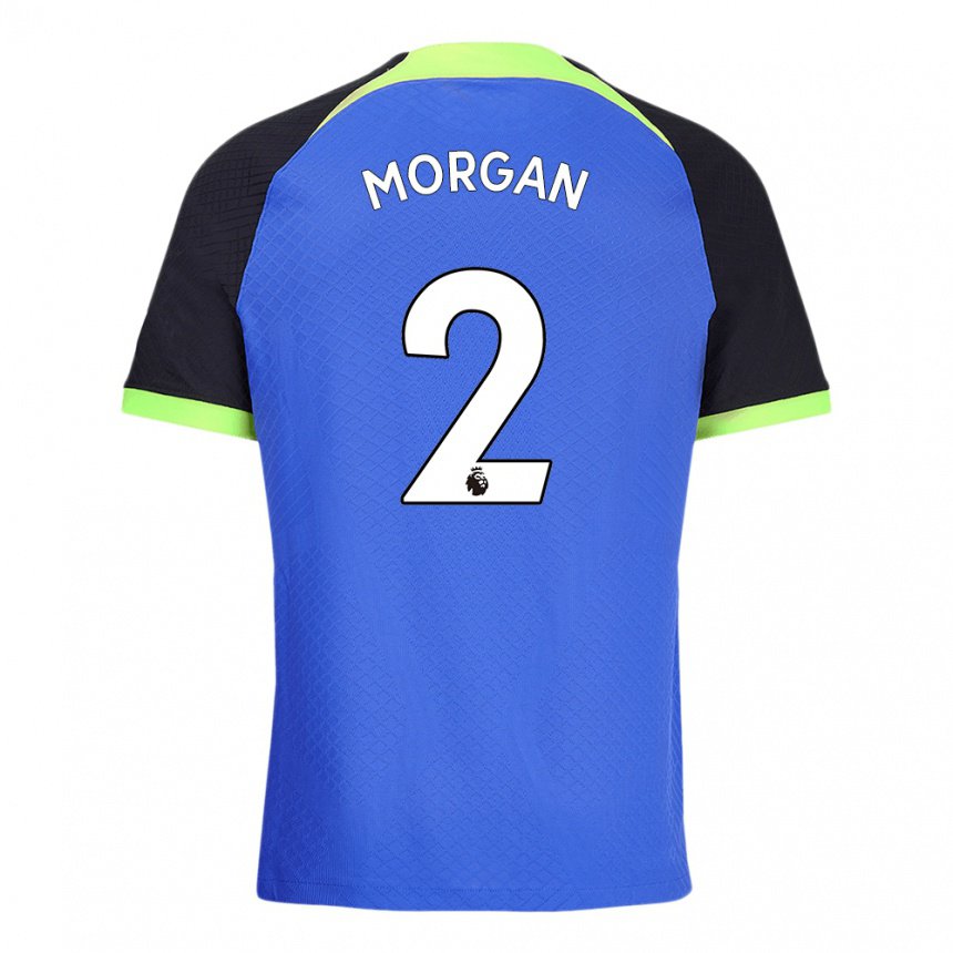 Kinder Esther Morgan #2 Blau Grün Auswärtstrikot Trikot 2022/23 T-shirt Belgien
