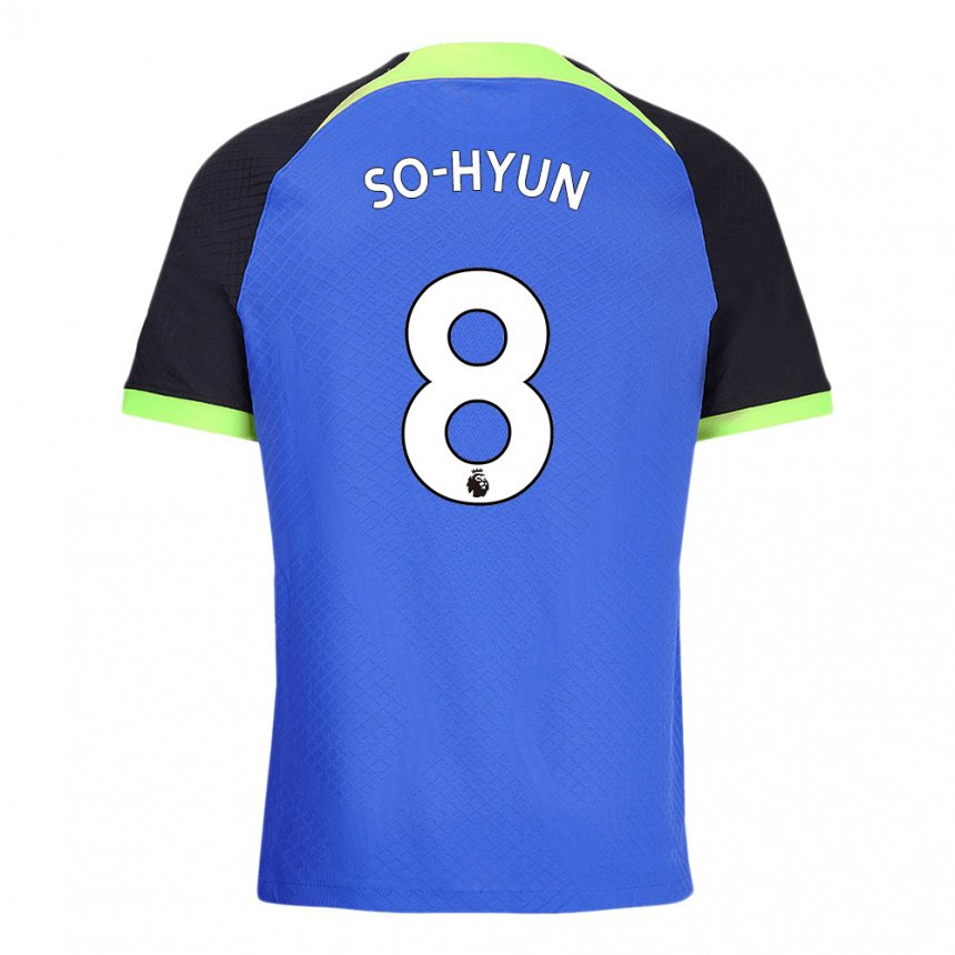 Enfant Maillot Cho So-hyun #8 Bleu Vert Tenues Extérieur 2022/23 T-shirt Belgique
