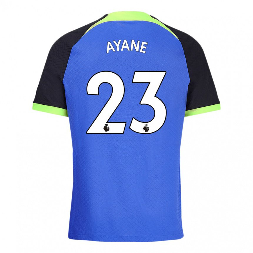 Kinder Rosella Ayane #23 Blau Grün Auswärtstrikot Trikot 2022/23 T-shirt Belgien