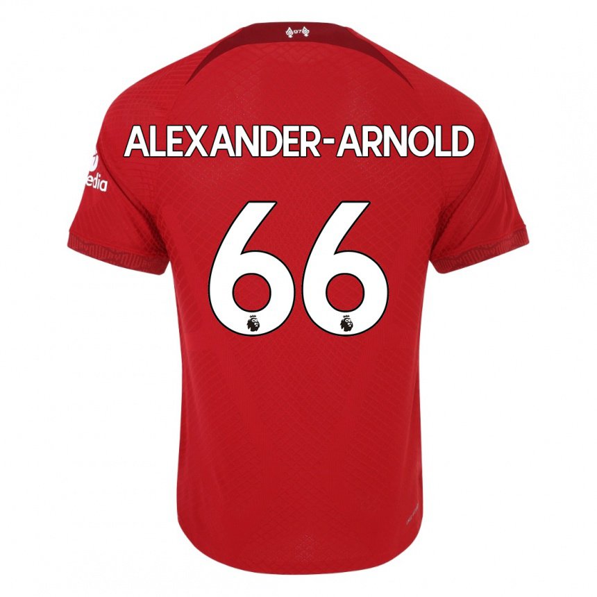 Homme Maillot Trent Alexander-arnold #66 Rouge Foncé Tenues Domicile 2022/23 T-shirt Belgique
