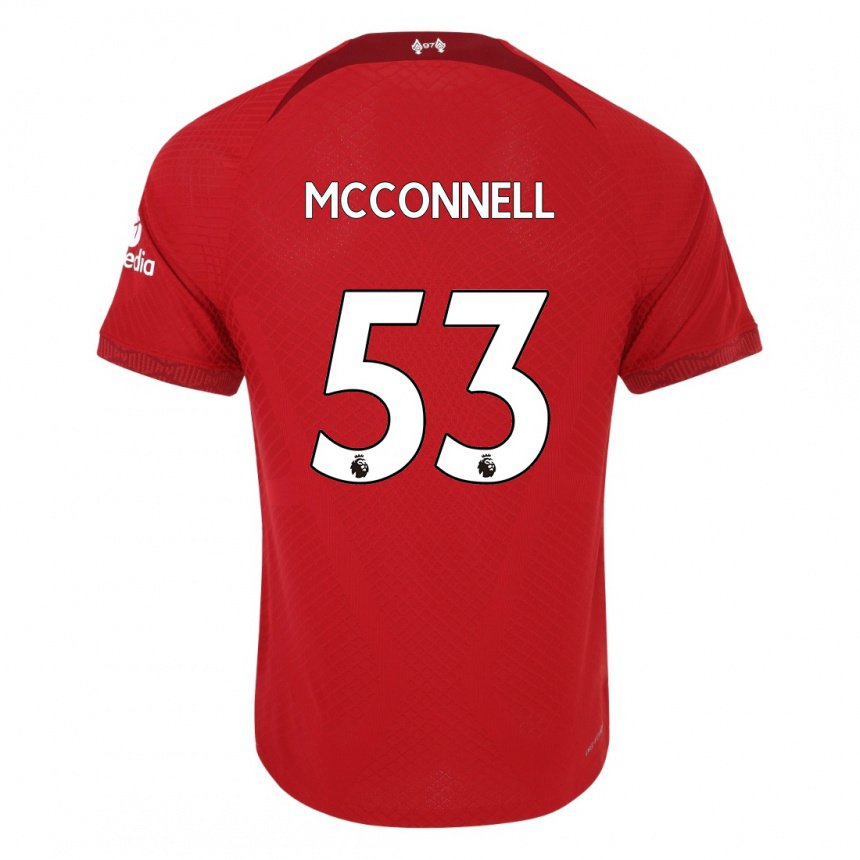Homme Maillot James Mcconnell #53 Rouge Foncé Tenues Domicile 2022/23 T-shirt Belgique