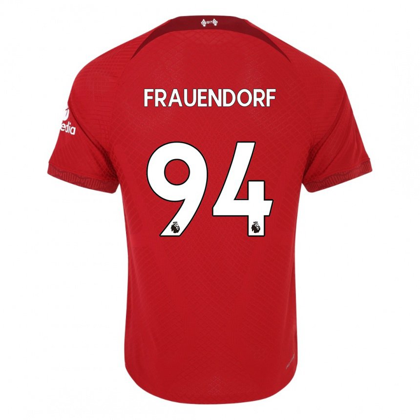 Herren Melkamu Frauendorf #94 Dunkelrot Heimtrikot Trikot 2022/23 T-shirt Belgien