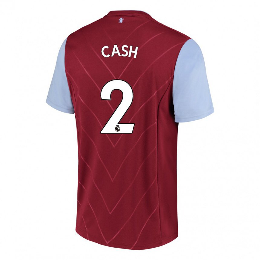 Herren Matty Cash #2 Wein Heimtrikot Trikot 2022/23 T-shirt Belgien