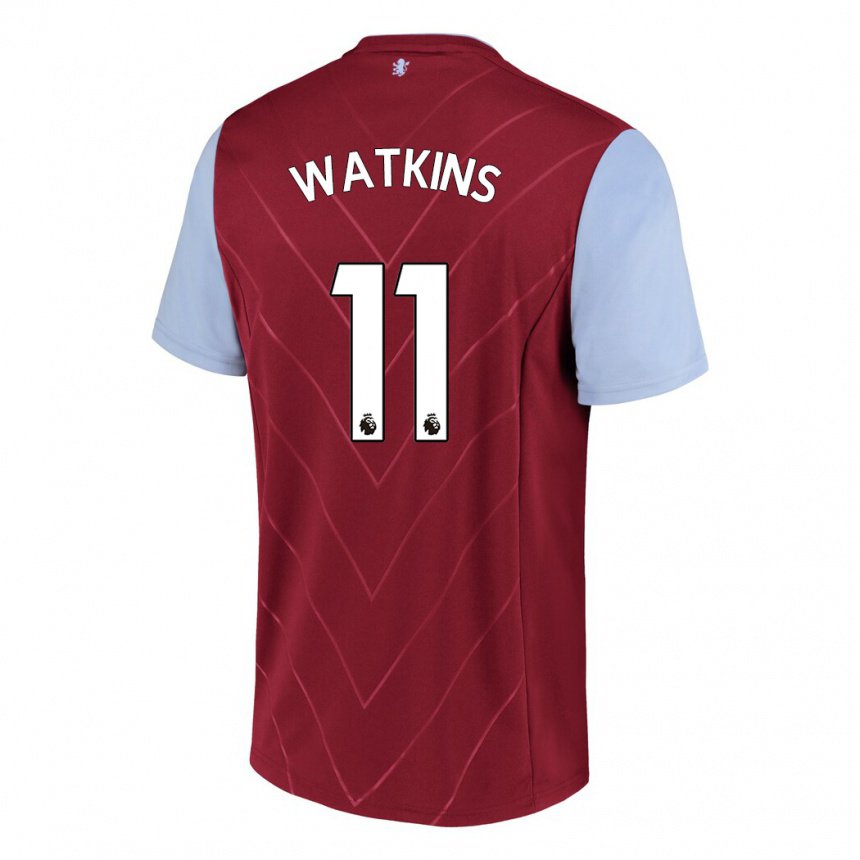 Herren Ollie Watkins #11 Wein Heimtrikot Trikot 2022/23 T-shirt Belgien