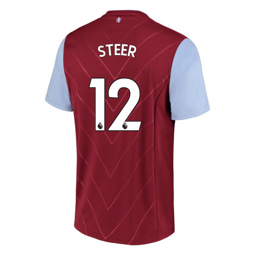 Herren Jed Steer #12 Wein Heimtrikot Trikot 2022/23 T-shirt Belgien